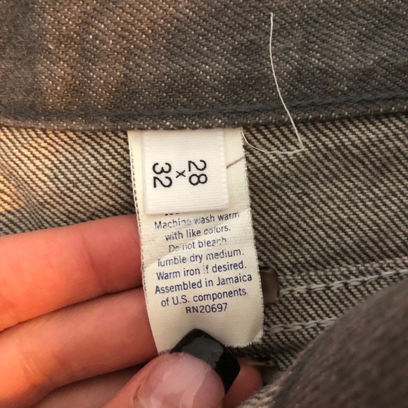 Dickies Gray High-waisted Straight-leg Jeans - Picture 3 of 7